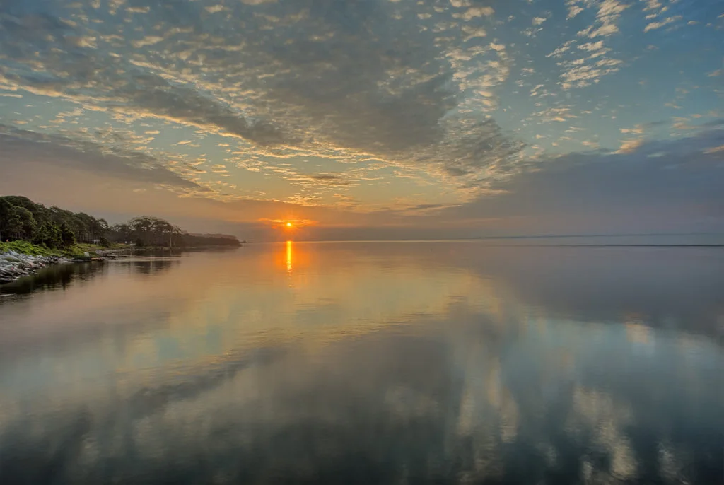 Sunrise from Coastline RV Resort