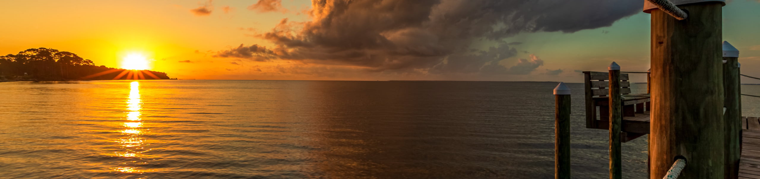 Sunrise at Coastline RV Resort Eastpoint Florida